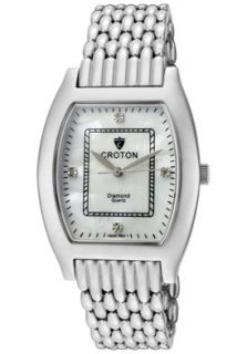 Croton CN307309RHMP  Watches,Mens MOP Dial with Diamonds, Luxury Croton Quartz Watches