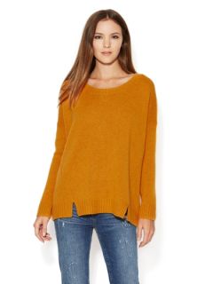 Wool Cashmere Scoopneck Sweater by Firth