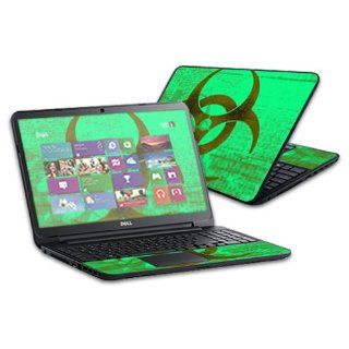 MightySkins Protective Skin Decal Cover for Dell Inspiron 15 i15RV Laptop 15.6" (Released 2013) Sticker Skins Biohazard Computers & Accessories