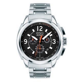 Mens ESQ Movado Excel Chronograph Watch with Black Dial (Model
