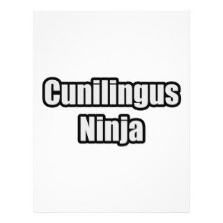 Cunilingus Ninja Full Color Flyer