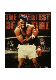 Muhammad Ali LISTON001GC  Memorabilia,Muhammad Ali Autographed Painting, Boxing Muhammad Ali Muhammad Ali Memorabilia
