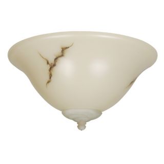 Elegance 2 Light Alabaster Ceiling Fan Light Kit