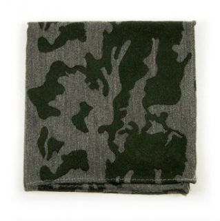 Camouflage Wool Pocket Square at  Mens Clothing store