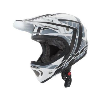 THE T2 Composite Child Helmet, Child cycle helmet Children Racing Stripes white/grey (Head circumference 47 48 cm)  Bike Helmets  Sports & Outdoors
