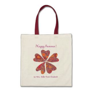 Personalized teacher gift tote tote bags
