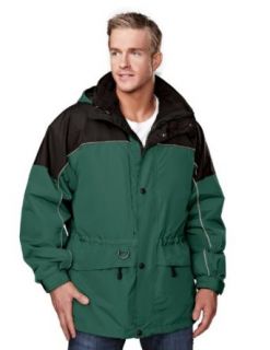 Colorado Nylon 3 in 1 Parka, Color Forest Green/Black/Black, Size Medium at  Mens Clothing store Down Alternative Outerwear Coats