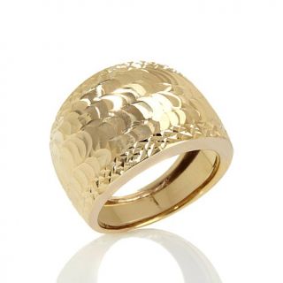 Michael Anthony Jewelry® 10K Hammered Diamond Cut Ring