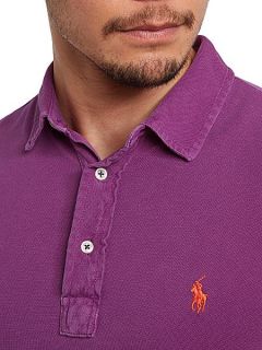 Polo Ralph Lauren custom fit end placket polo shirt Orange