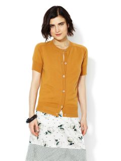 Short Sleeve Cashmere Cardigan by Marni