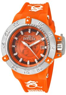 Invicta 10109  Watches,Womens Subaqua/Noma III Orange Transparent Dial Orange Polyurethane, Casual Invicta Quartz Watches