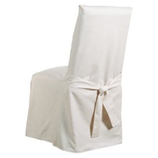 Sure Fit Cotton Duck Long Dining Room Chair Slip