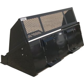 Paumco Extended Bucket Backstop — 80in.L, Adds 30 Cu. Ft. Capacity, Model# 1107-80  Skid Steers   Attachments