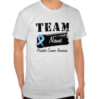 Custom Team Name   Prostate Cancer Tshirt
