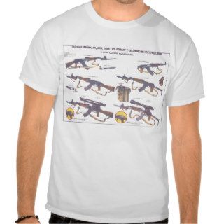 AK47 AK74 KALASHNIKOV assault rifle Tee Shirts