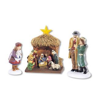 Department 56 Christmas In The City? Series Visiting The Nativity   Holiday Figurines
