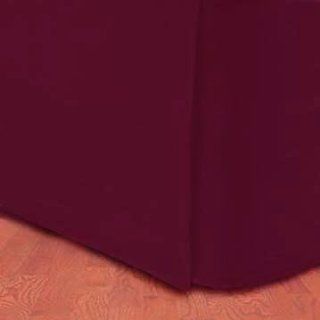 300TC Egyptian Cotton TWIN Bed Skirt SOLID BURGUNDY   Egyptian Cotton Sheets