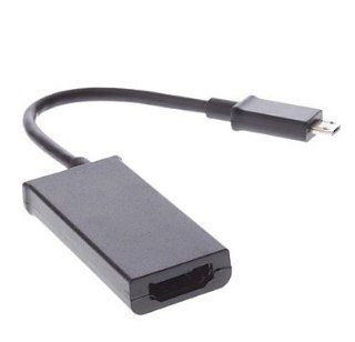 Micro USB Male to HDMI Female MHL Adapter Cable for Samsung Galaxy S2 I9100 and Others Cell Phones & Accessories