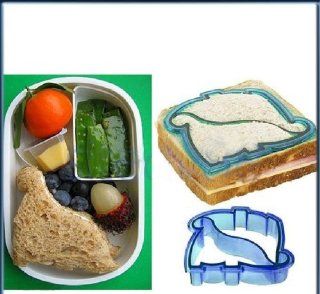 Ostart Dinosaur Shape Kids Lunch Sandwich Toast Cookies Biscuit Cutter Mold Mould Blue  Grocery & Gourmet Food