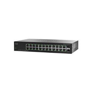 Cisco SG 102 24 24 Port Gigabit Ethernet Switch. SG 24PORT 102 24 COMPACT GIGABIT SWITCH STK SW. 24 Port   2 Slot   24 x 10/100/1000Base T   2 x SFP (mini GBIC) Slot Computers & Accessories