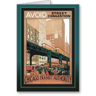 CTA Loop Centennial Chicago Cards