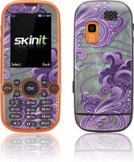 Patterns   Purple Flourish   Samsung Gravity 2 SGH T469   Skinit Skin Cell Phones & Accessories