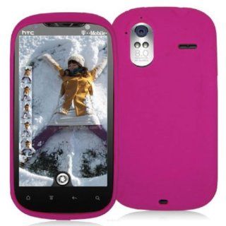 DECORO SILHTCAMAHPK Premium Silicone Case for HTC Amaze 4G   1 Pack   Retail Packaging   Hot Pink Cell Phones & Accessories