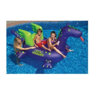 Swimline Giant Sea Dragon Inflatable Pool Toy Patio, Lawn & Garden