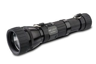 AE LIGHT AEX20 HID Searchlight, Black   Basic Handheld Flashlights  