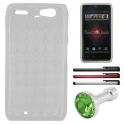 SKQUE Motorola DROID RAZR MAXX TPU Case/ Dustproof Plug/ Stylus Other Cell Phone Accessories