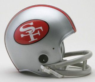 Riddell San Francisco 49ers Mini Replica Throwback Helmet  Sports Related Collectible Mini Helmets  Sports & Outdoors