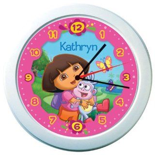 Dora The Explorer Personalized Clock  Childrens Teaching Clocks  Baby