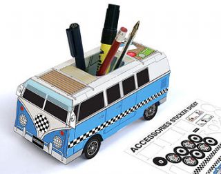 custom camper desk tidy and sticker set by luckies