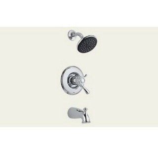 Delta Shower & Tub Filler Combo Lahara TempAssure T17T478 SS   Tub And Shower Faucets  