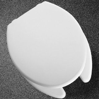 Bemis 7850TDG 000 Sta Tite Elongated Open Front Toilet Seat, White    