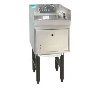 Supreme Metal SC 15 TS S 15 in Modular Workboard Hand Sink Unit w/ Soap & Towel Dispenser, Each   Paper Towel Holders  
