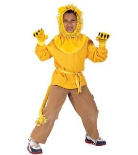 Comfy Cotton Velour Make Believe Hood with Tail and Mitts, Lion Toys & Games