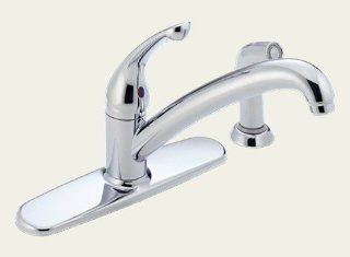 DELTA/PEERLESS FAUCET CO. 480 WF KITCHEN FAUCET WITH SPRAY   Touch On Kitchen Sink Faucets  