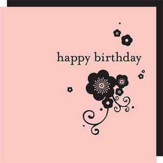 happy birthday card by oboe