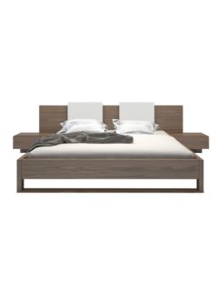 Monroe Bed with Nightstands and Backrest Pillows by Modloft