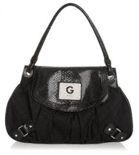 G by GUESS Royal G Half Flap Bag, BLACK Clothing