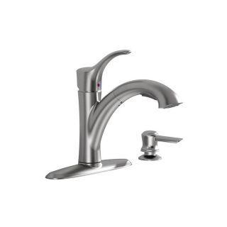 American Standard Mesa Stainless Steel Pull Out Kitchen Faucet