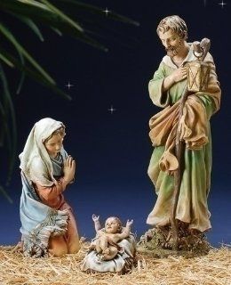Holy Family Oversized Figures Garden Statues Set of 3 27" H   Outdoor Statues