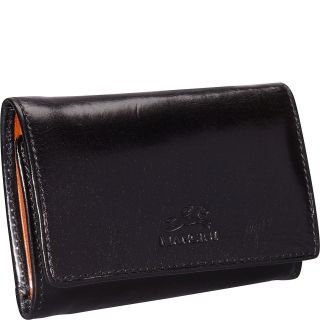 Mancini Leather Goods Trifold Key Case / Wallet / Coin Purse with Detachable Key Ring in Fine Italian Leather