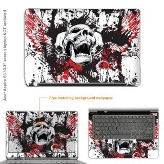 Decal Skin Sticker for Acer Aspire S3 with 13.3" screen case cover Aspire_S3 472 Computers & Accessories