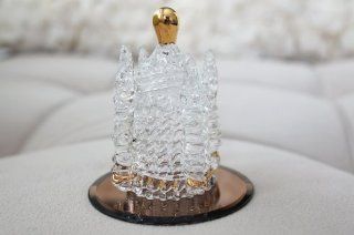 Shop Vintage Hand Blown Glass Castle w/ Gold Trim Decor Figurine at the  Home Dcor Store