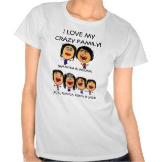 Cartoon of My Hilarious Four Kids Tshirts