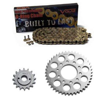 1993 2007 Honda VT600 Shadow VLX 600 Deluxe Gold O Ring Chain & Sprocket Kit Automotive