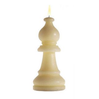 chess bishop candle by out there interiors