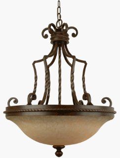 Craftmade 8123AG3 Up Pendants with Amber Scavo Glass Shades, Bronze   Flush Mount Ceiling Light Fixtures  